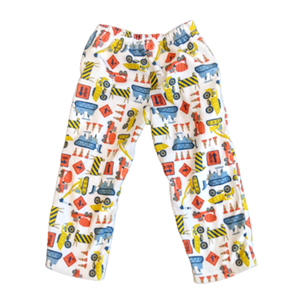 Carter's PJ Pants construction equipment 3T